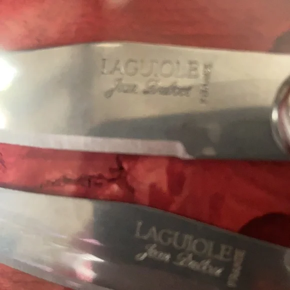 Vintage Jean Dubost Laguiole 5 piece cheese set - Picture 2 of 6
